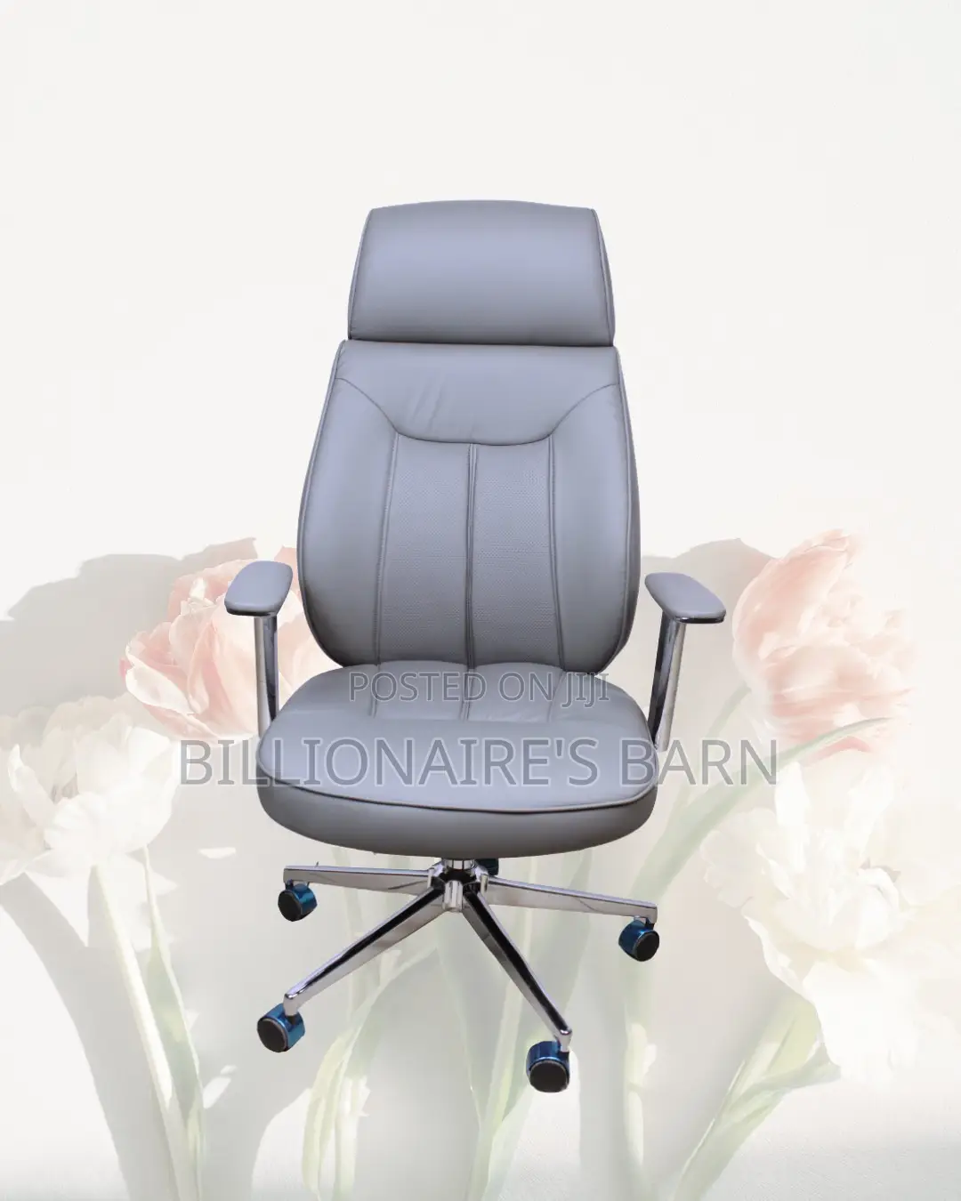 Premium Support Grey Headrest Executive | Order Yours Today