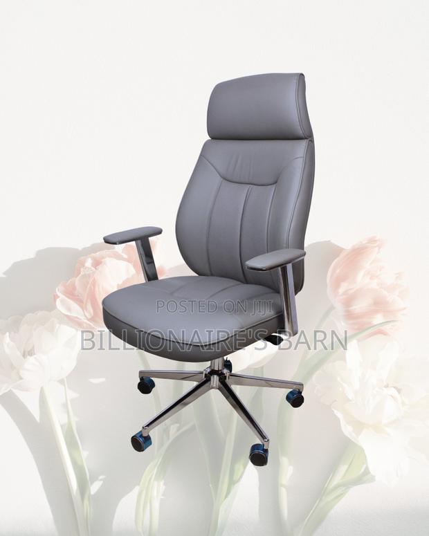 Premium Support Grey Headrest Executive | Order Yours Today - thumbnail 3
