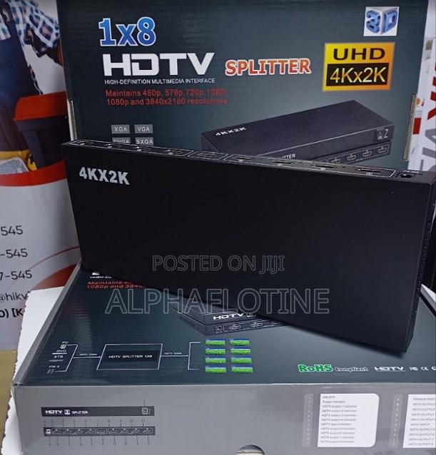 Home Threatre Hdmi Splitter 1in/8 Out for Multiple Screen Display - main view