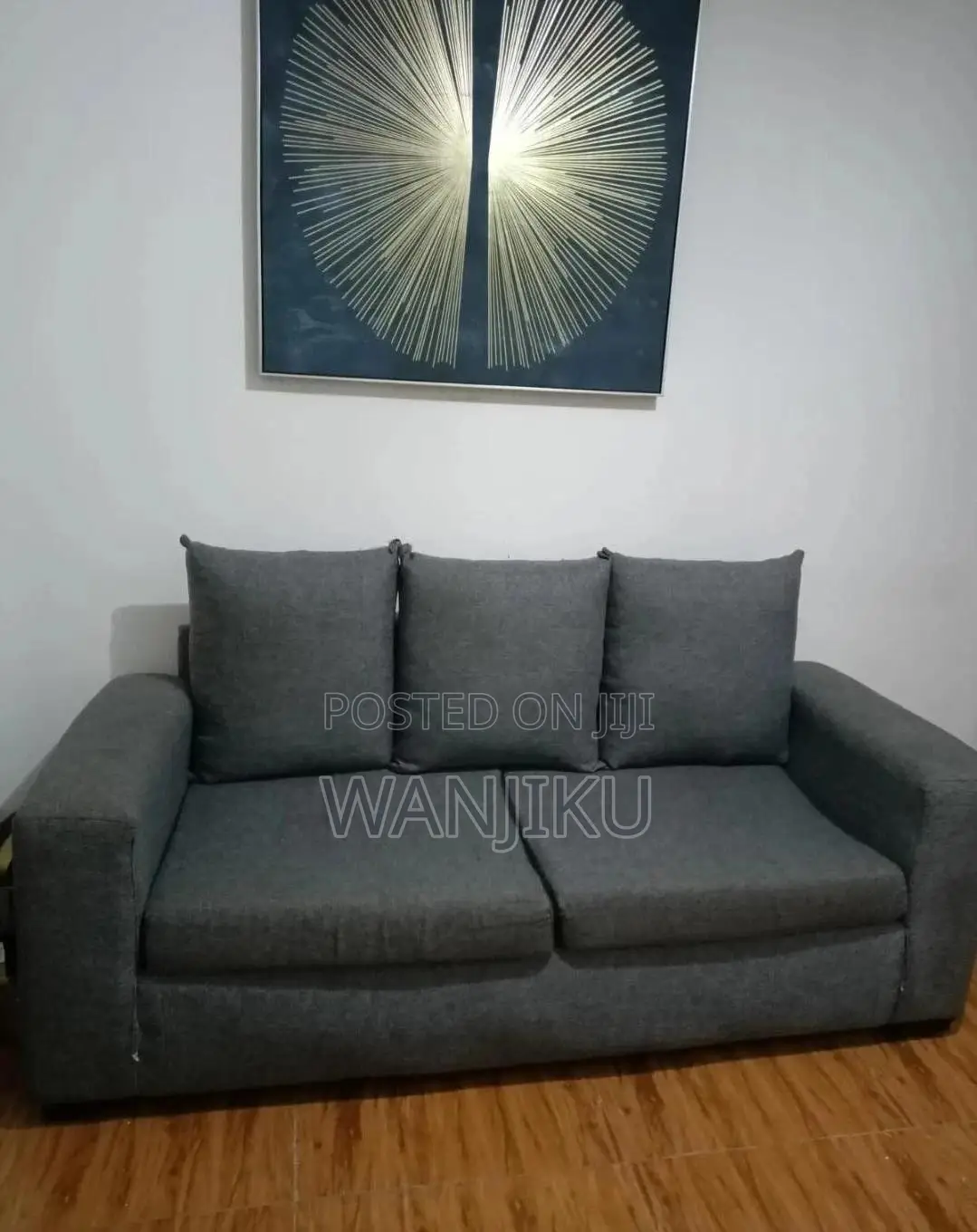 Grey Couch 3 Seater