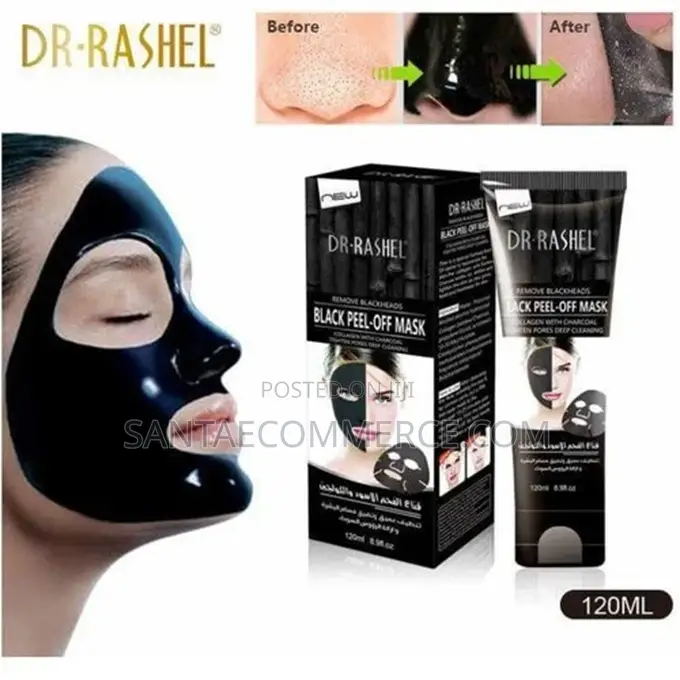Dr. Rashel Black Peel-Off Facial Mask With Collagen Charcoal