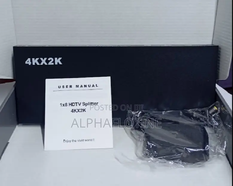 1x8 HDTV Splitter Uhd 4kx2k High Defination Multimedia Interface