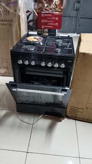 Mika Oryx Standing Cooker, 60cm X 60cm, 3 Gas Pool Jet