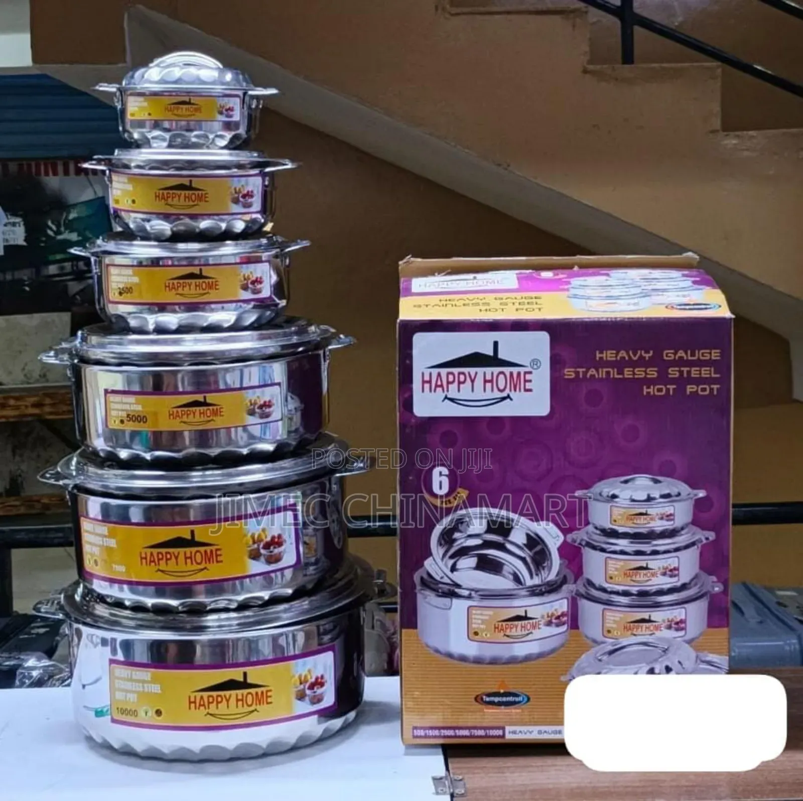 6-Piece Stainless Steel Hotpot Set – Happy Home
