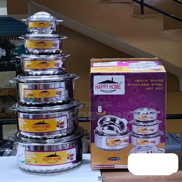 6-Piece Stainless Steel Hotpot Set – Happy Home - thumbnail 2