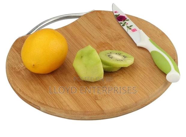 Round Bamboo Chopping Board - main view