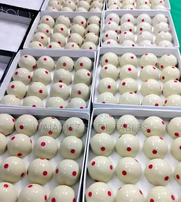 White Ball With a Red Dot
