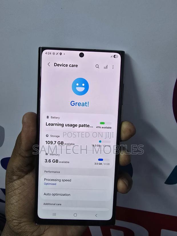 Samsung Galaxy S22 Ultra 5G 128 GB Black - thumbnail 4