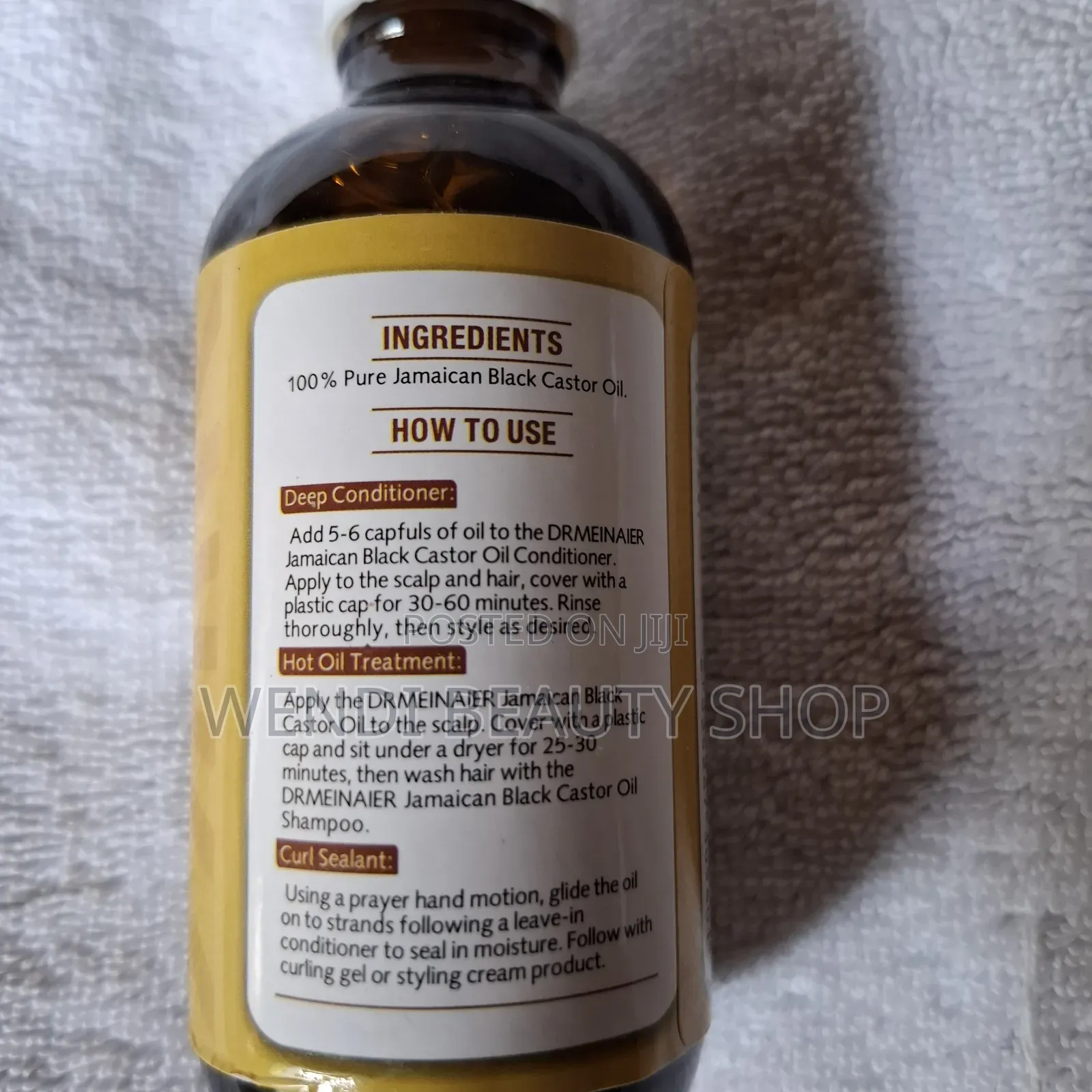 Jamaican Black Castor Oil
