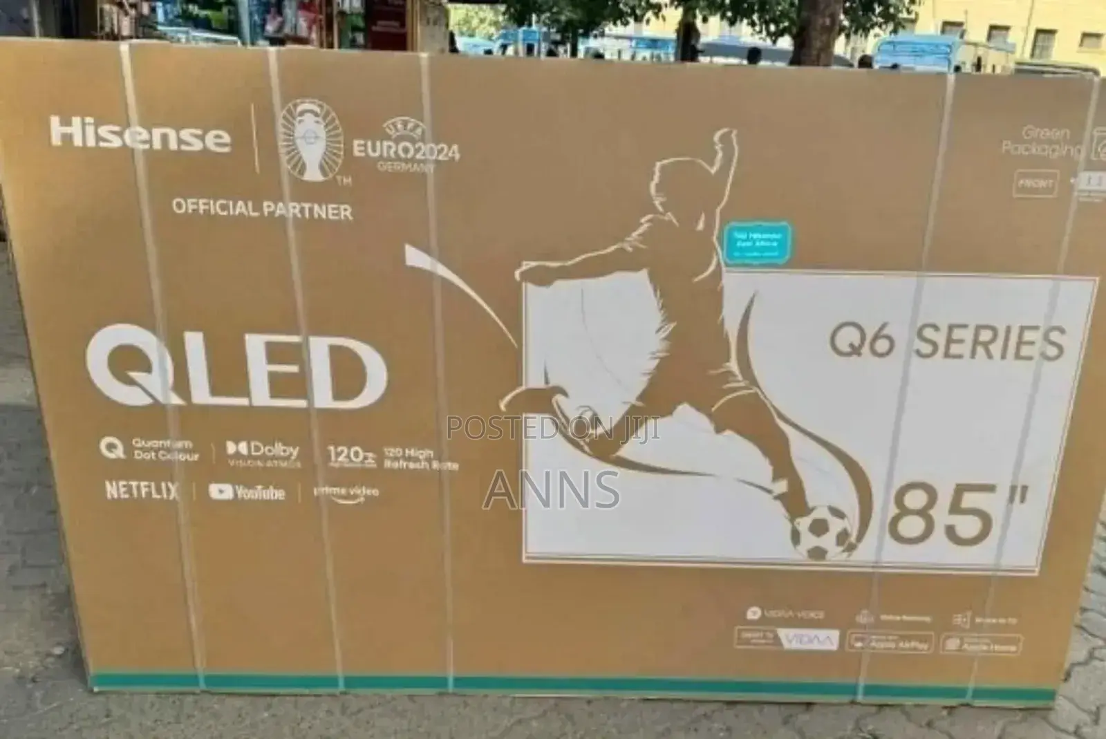 Frameless Brand New 85 Inch Hisense Tv