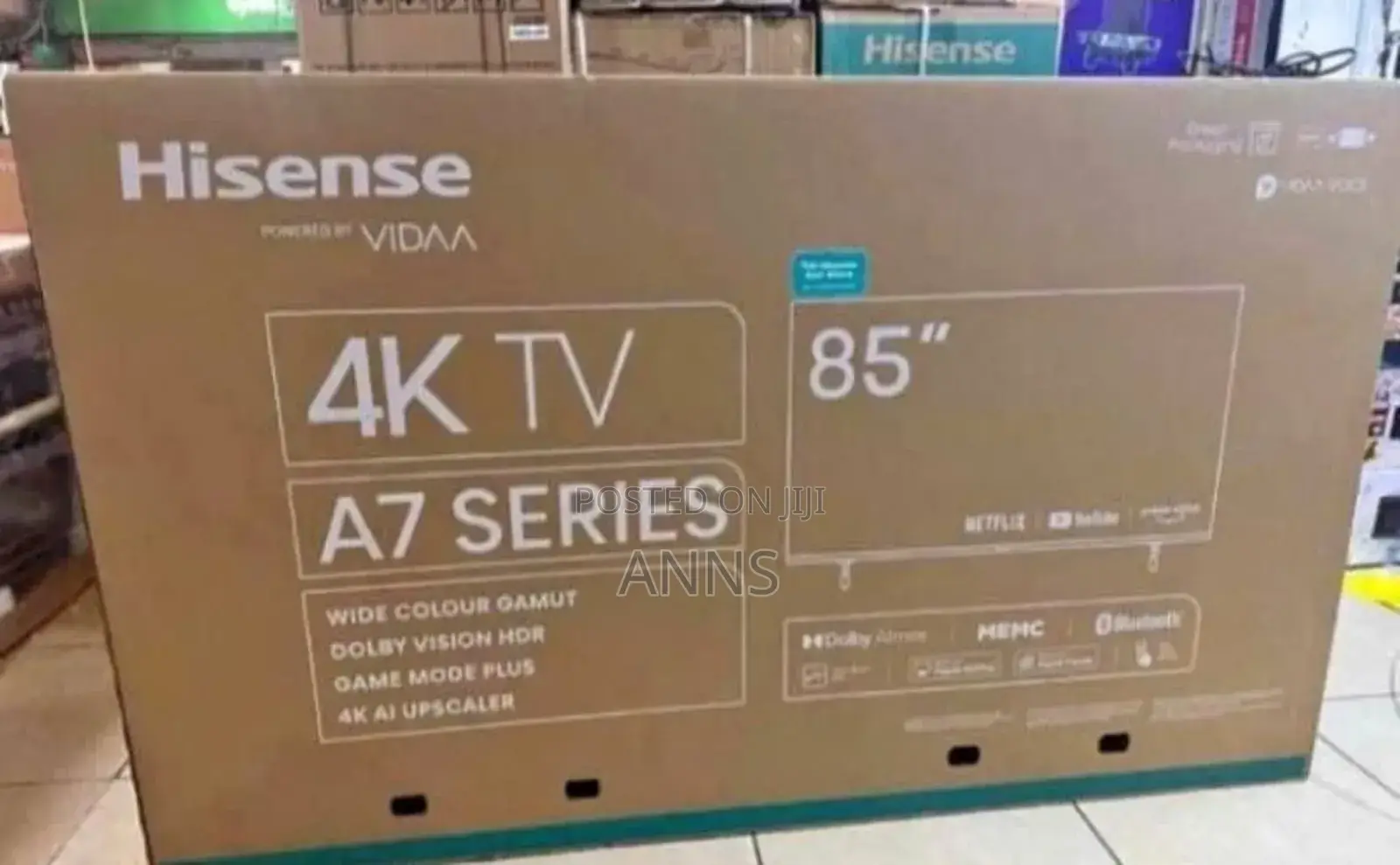 Frameless Brand New 85 Inch Hisense Tv