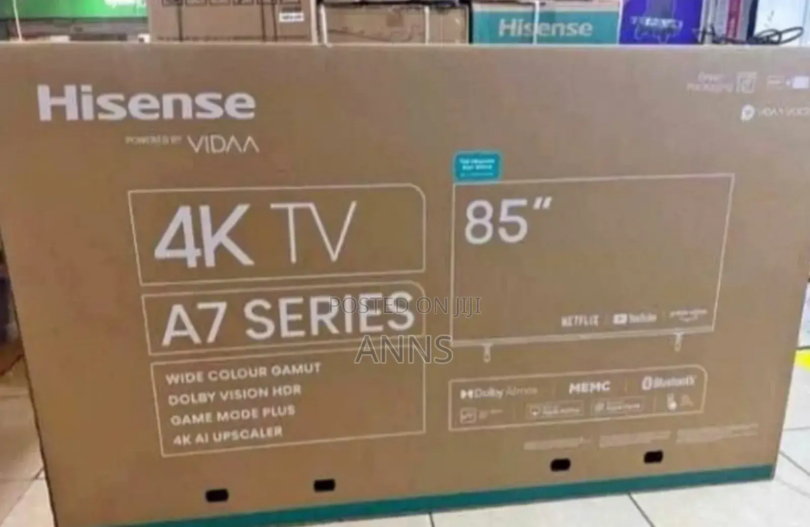 Youtube Netflix Hisense A7 Series 85 Inch Television