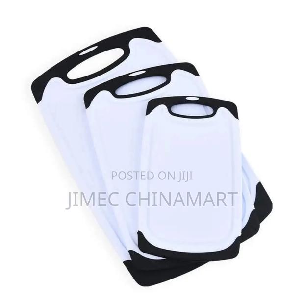 3-Piece Hard Plastic Chopping Board Set