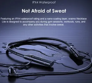 Original Oraimo Necklace Lite Call Vibration Wireless Headphones.