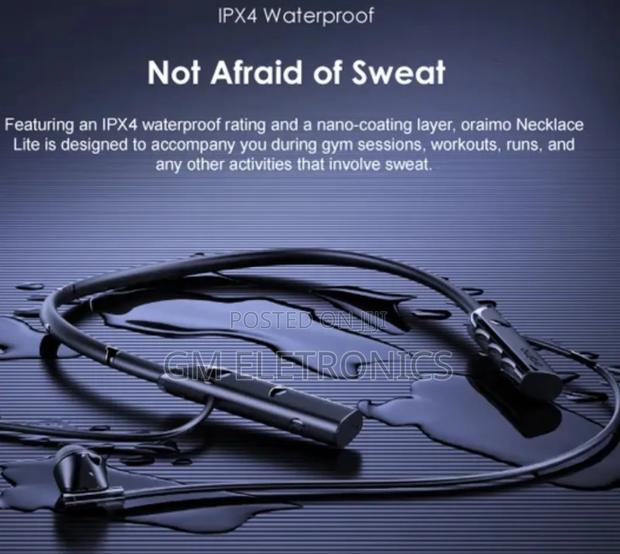 Original Oraimo Necklace Lite Call Vibration Wireless Headphones. - thumbnail 3