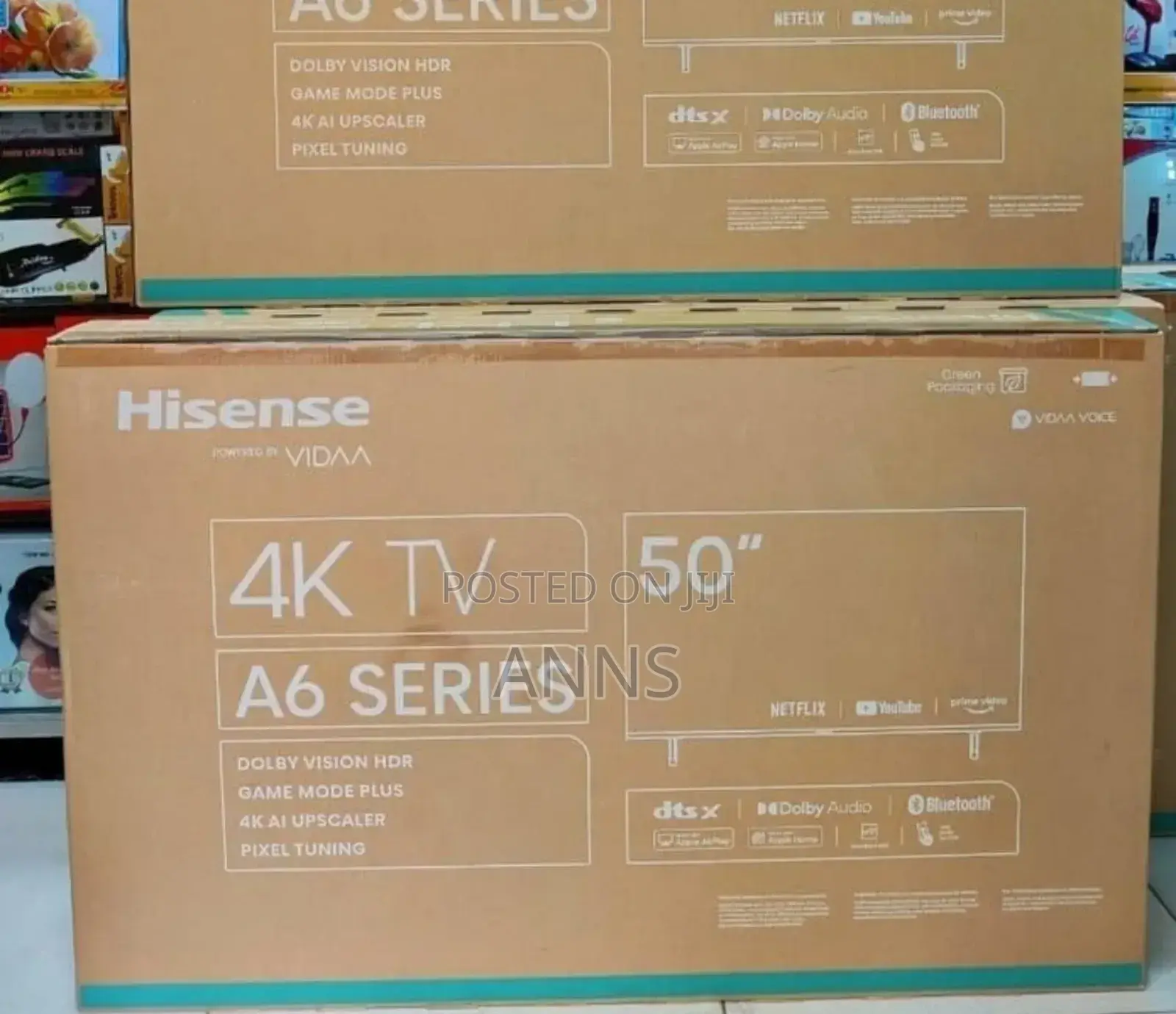 Bluetooth and Wifi Connectivity Hisense 4 K 50 Inch Tv