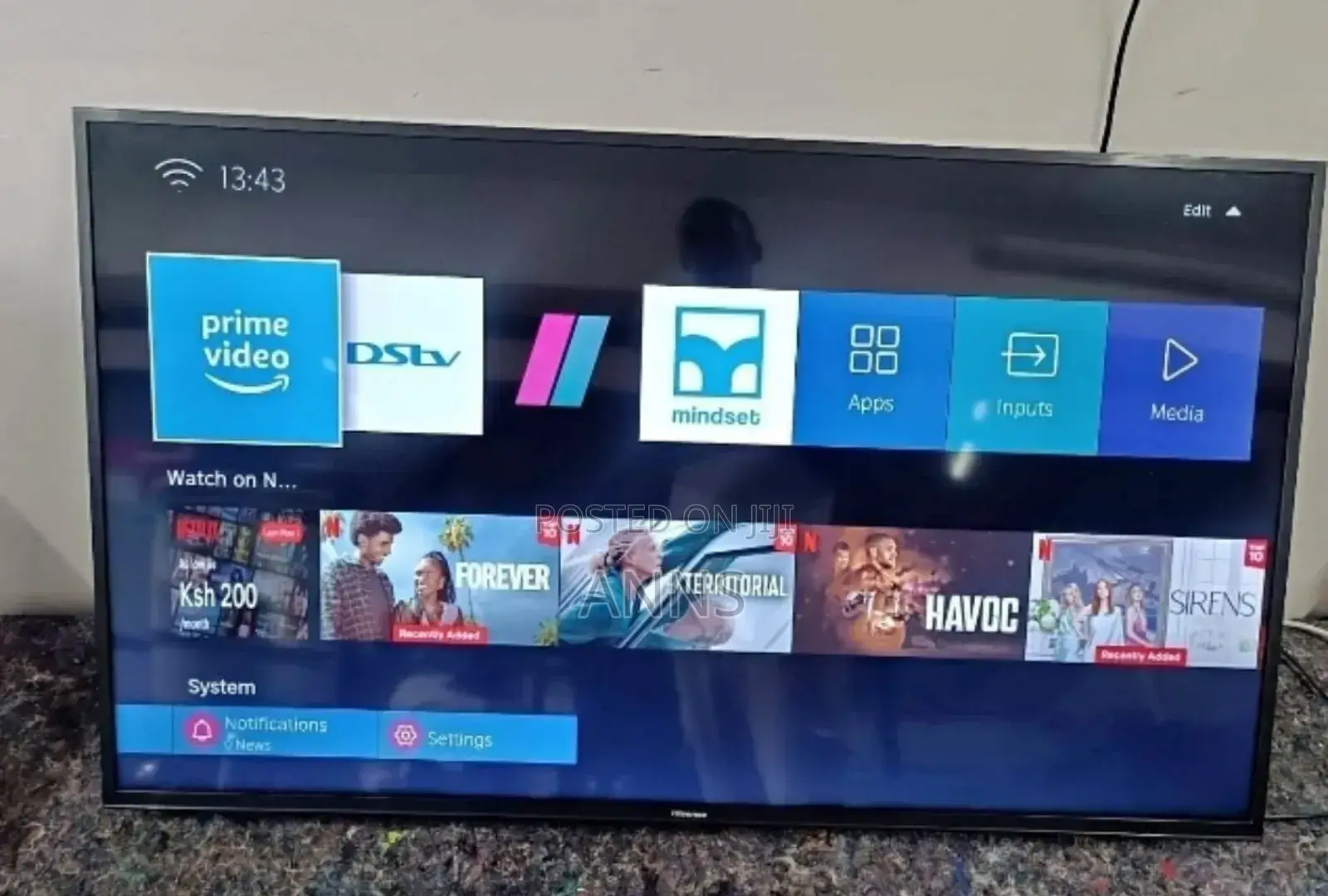 Youtube Netflix TCL 50 Inch Television