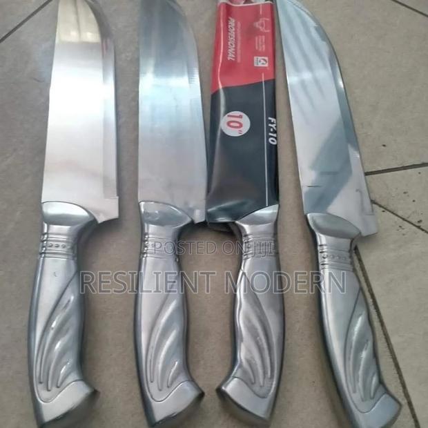 Stainless Steel Kitchen Knives - main view
