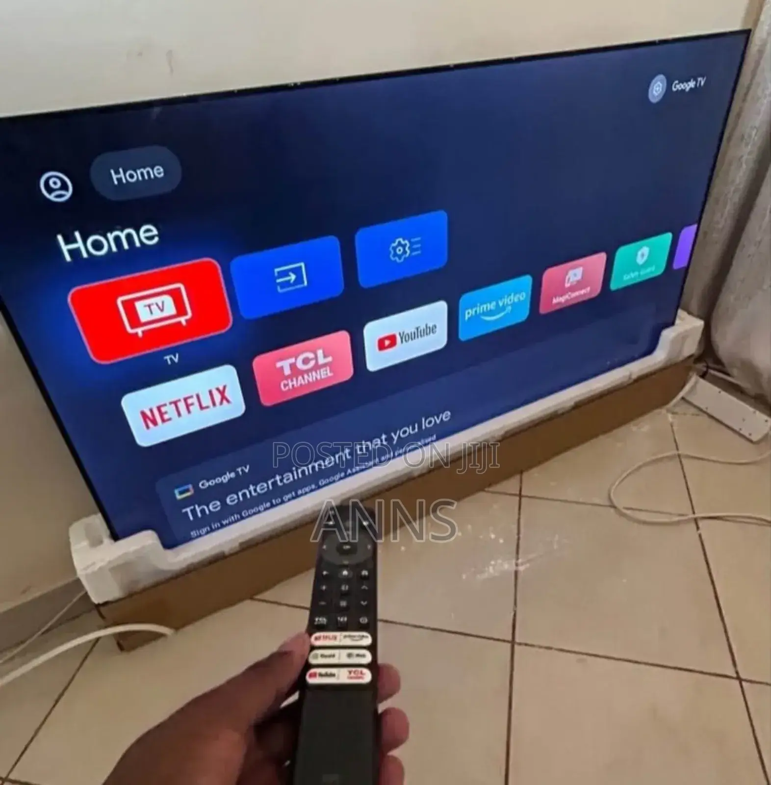 Youtube Netflix TCL 75 Inch Television