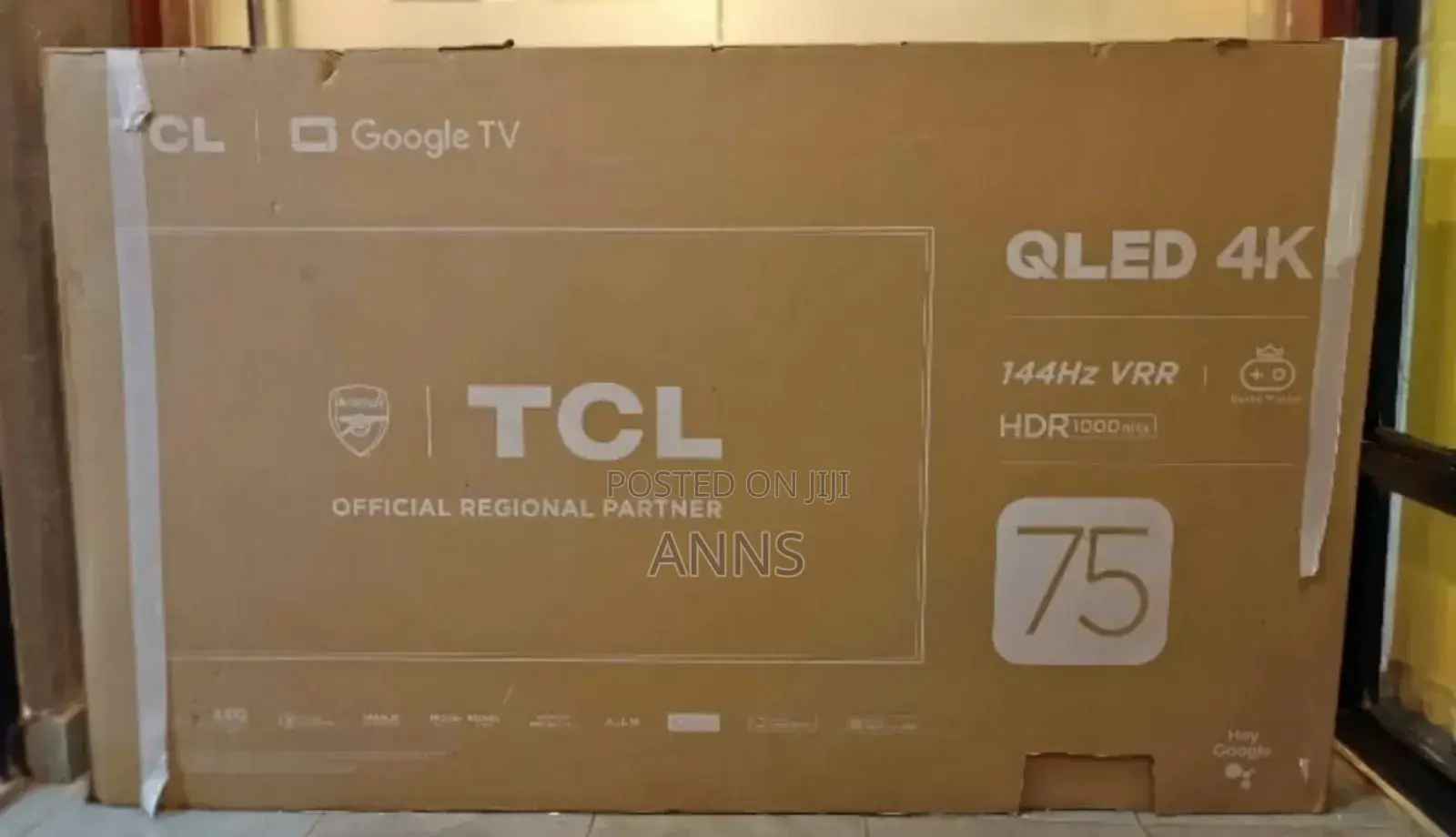 Qled TCL 75 Inch HDR Goggle Tv