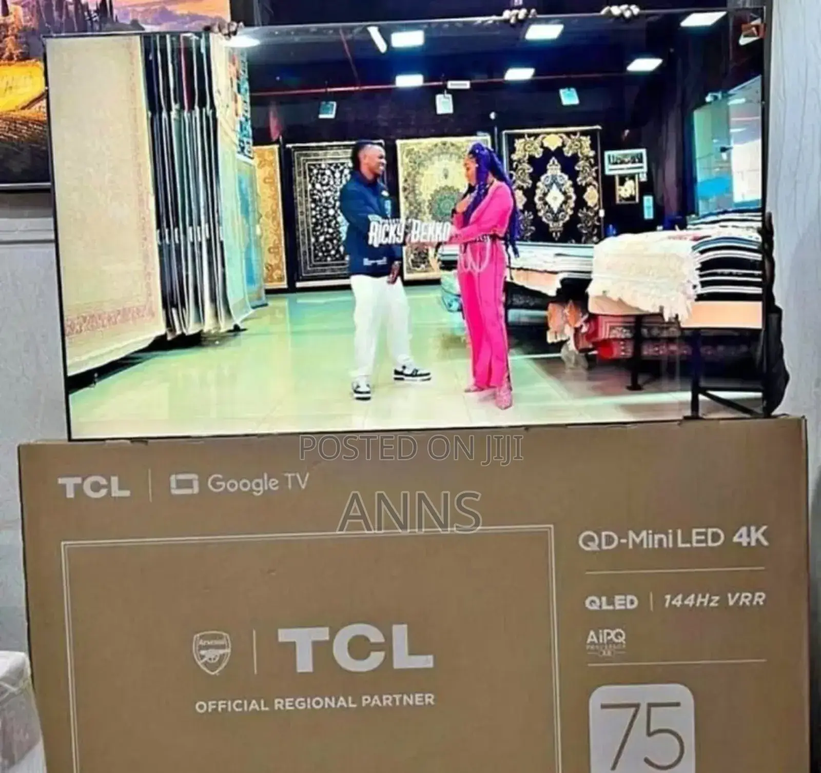 Screen Colour Enhancement Display TCL 75 Inch Tv