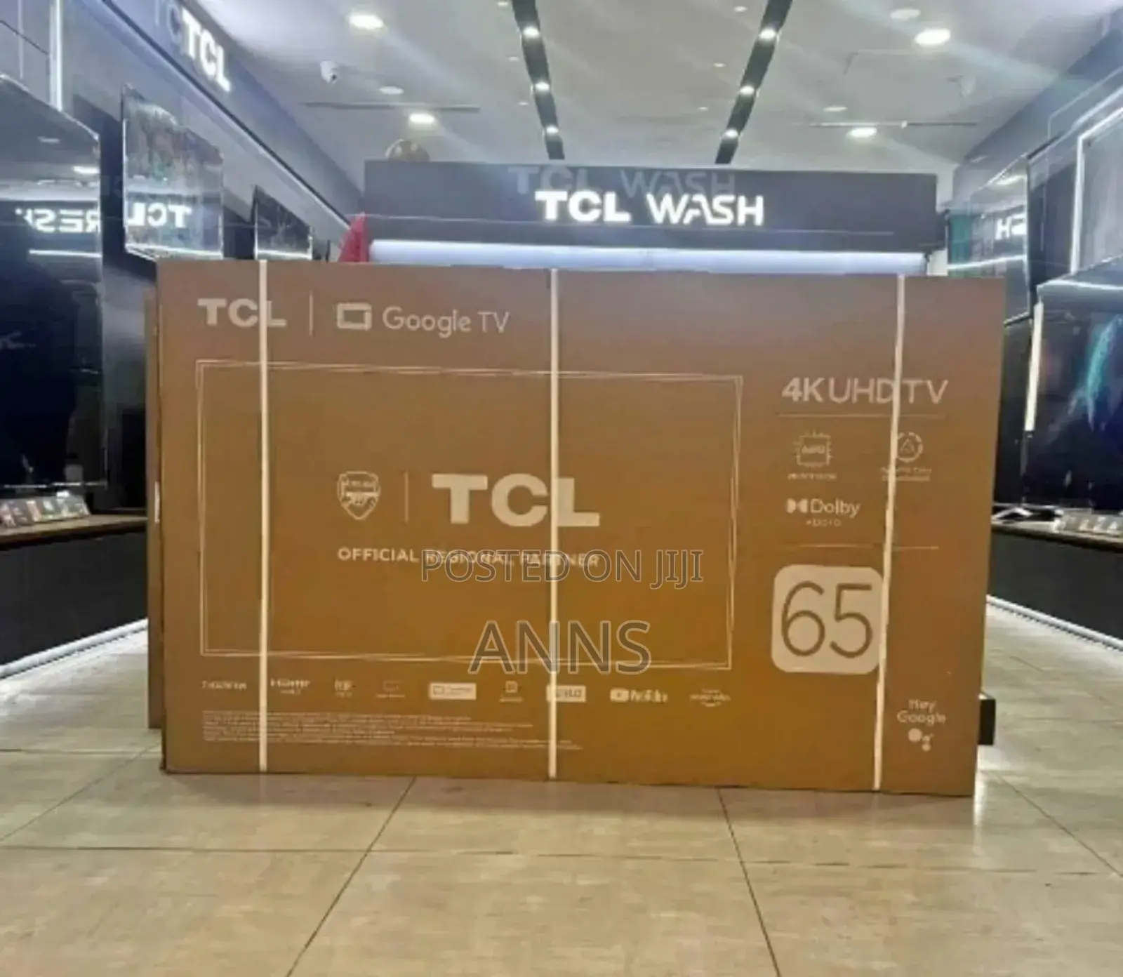 Pre-Installed TCL 65 Inch Television