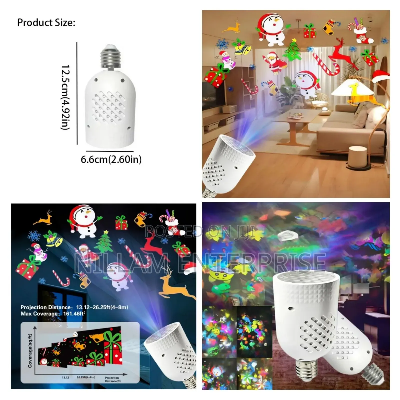 *Rotating Colors Led Lamp Spotlight Bulb