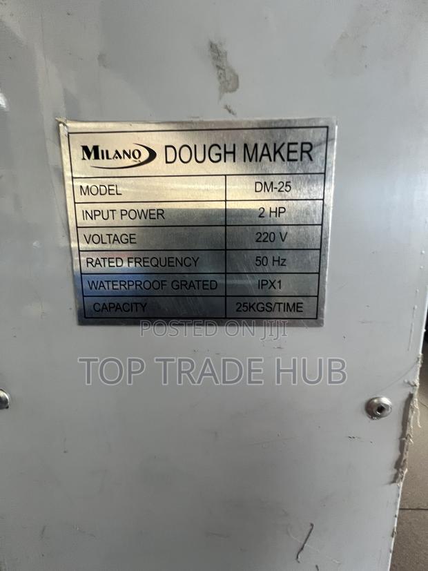 Heavy Duty Milano Electric Dough Maker 25kg 2hp - thumbnail 3