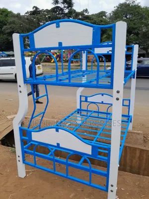 Whitish Blue Double Decker Beds