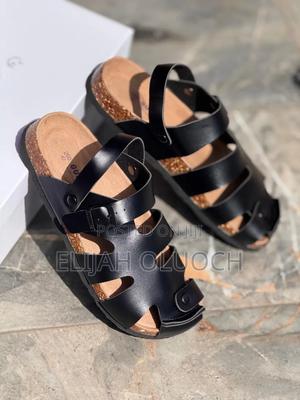 High Quality Leather (Guoluofei) Cork Sandal - thumbnail 2
