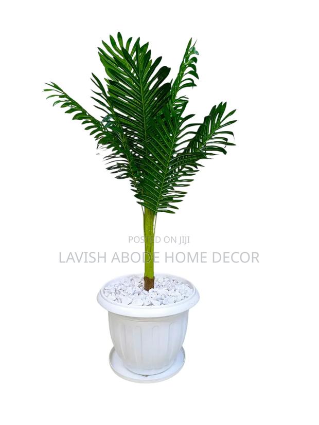Artificial Palm Plant 1 Metre Tall With Plant Pot