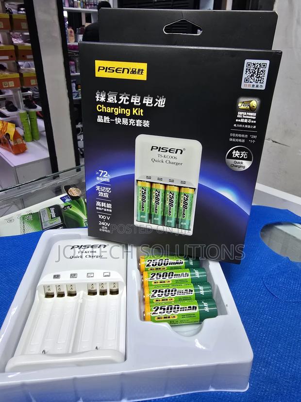 Batteries Quick Charge Rechargable Aa2 Batteries Kit - thumbnail 2
