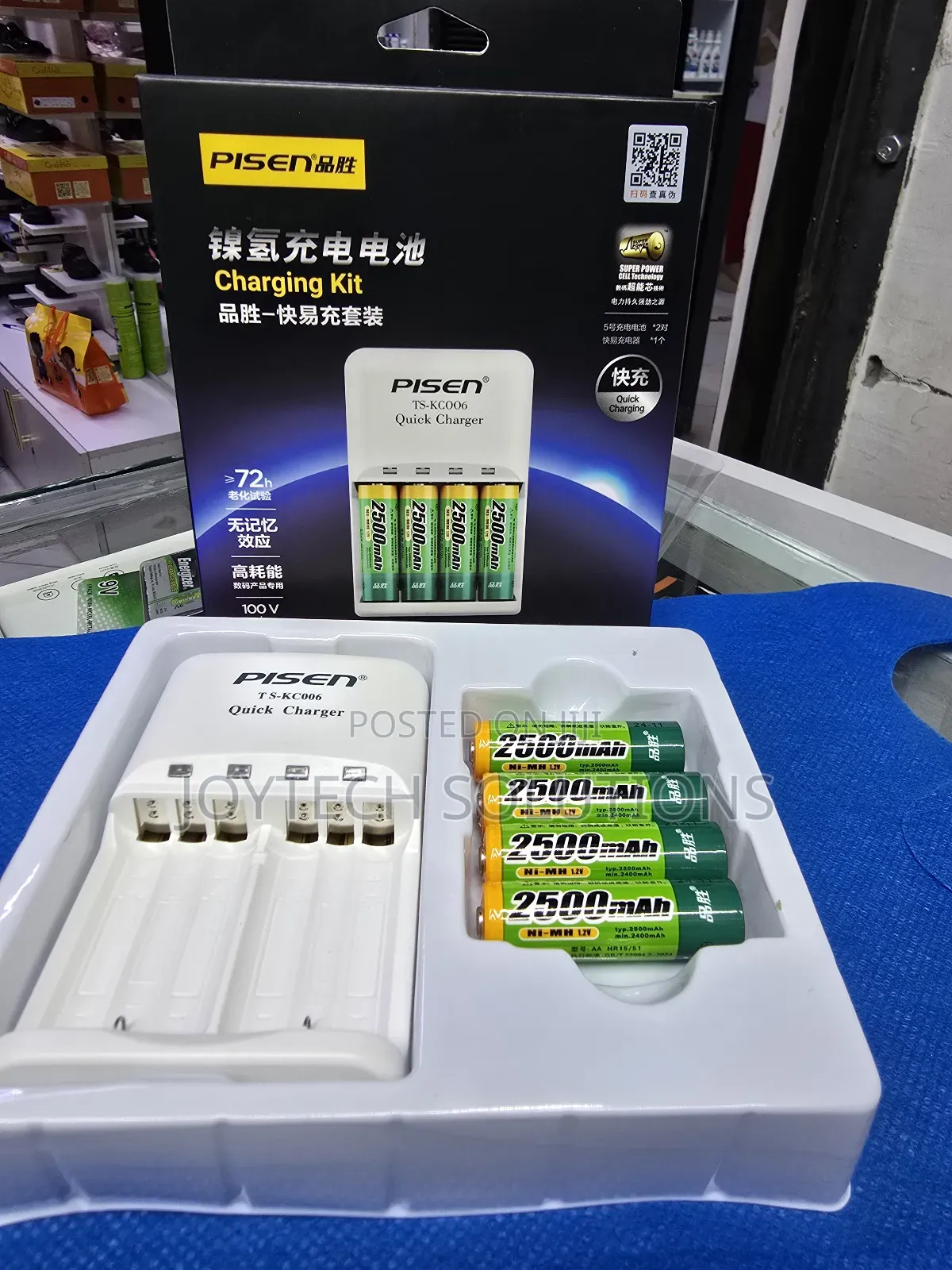 Batteries Quick Charge Rechargable Aa2 Batteries Kit