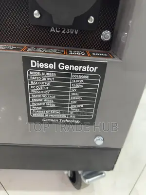 Cigma Uk Silent Diesel Generator 15kva Dual Phase(1 Phase & 3 Phase)