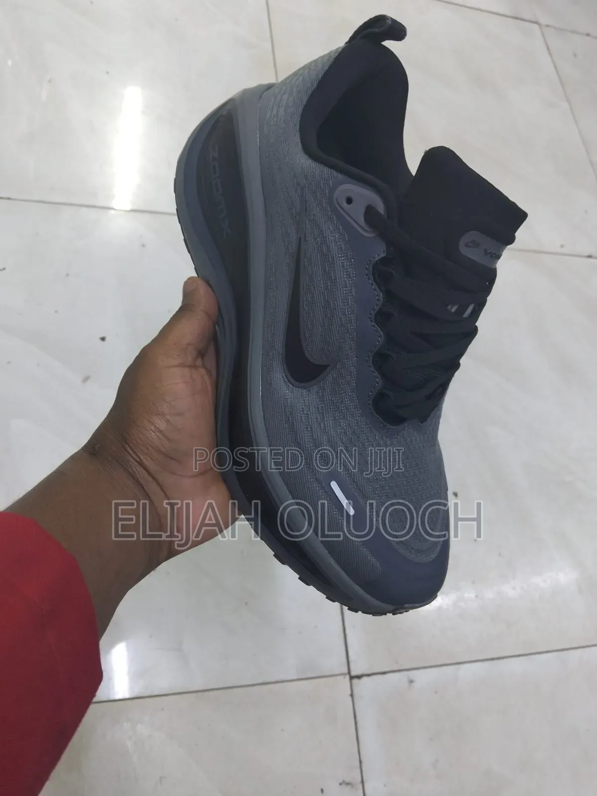 Grey Nike Vamero Plus Men Running