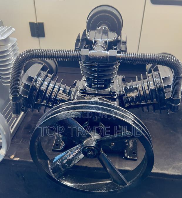V Type Air Compressor Pump (Cast Iron), 3 Piston X 65mm Spare - thumbnail 2