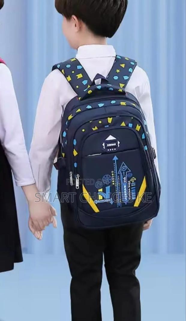 Geometry Pattern Light Weight School Bags - thumbnail 2
