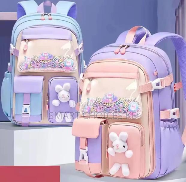 Stylish Girls School Bag. Light Weight Kids Backpack