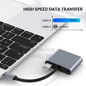 4 in 1 Type C Hub 100w, Usb 3.0 / 3.1, Type C to Hdmi + 1080p Vga A