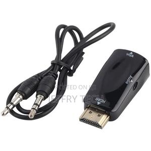 Hd Hdmi/Vga Adapter + Audio Compact Medium Size, Black - thumbnail 2