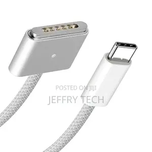 Macbook Air/Pro Usb-C to Magsafe 3, 140w, Durable Braided Nylon, 2m,