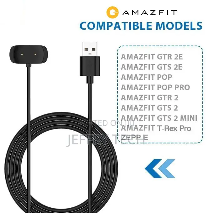 Magnetic Charging Cable for Xiaomi Amazfit GTS 3, GTR 3, GTR 3 Pro, T-