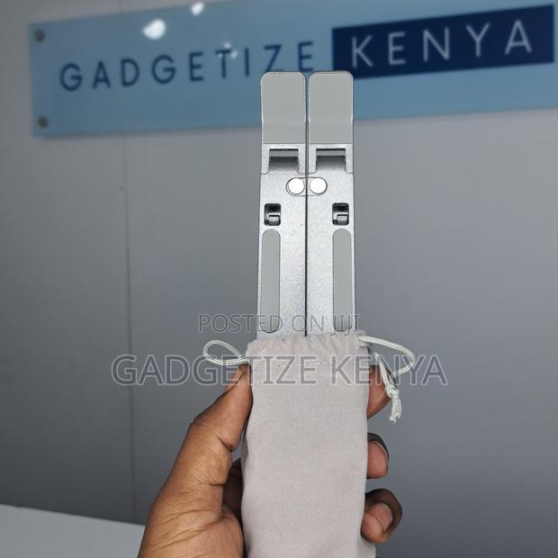 Adjustable Foldable and Portable Laptop Stand (Aluminum)