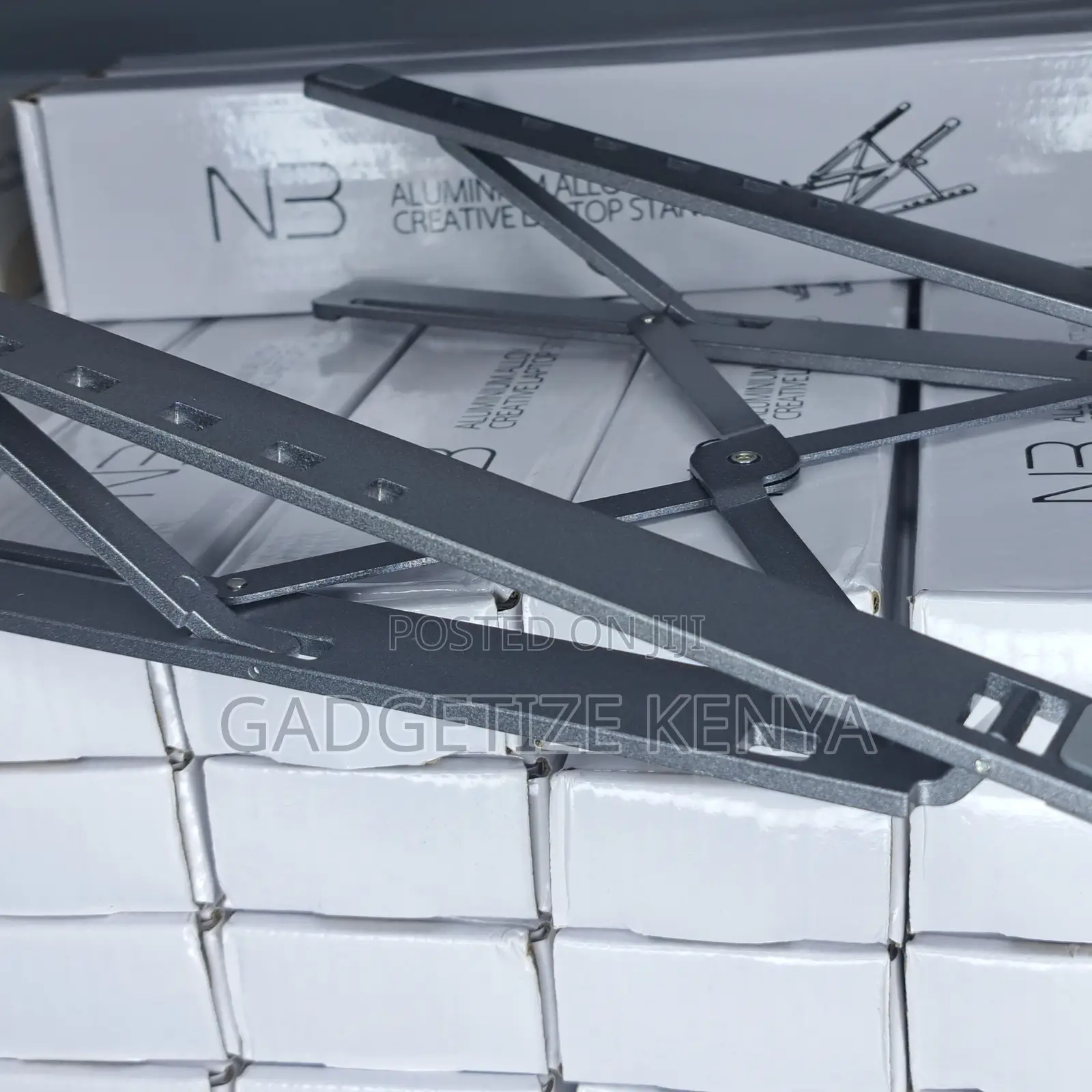 Adjustable Foldable and Portable Laptop Stand (Aluminum)