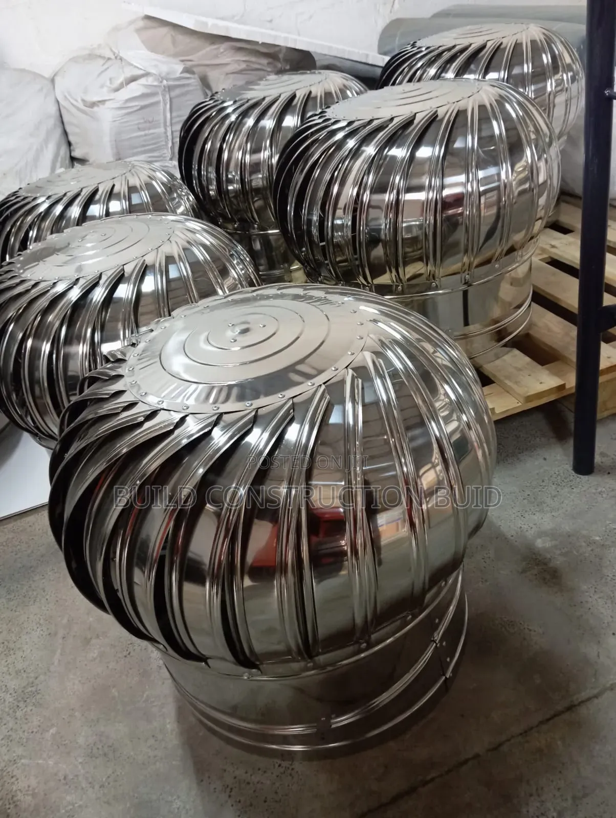 Passive Wind Driven Cyclones/Stainless Steel Cyclones.