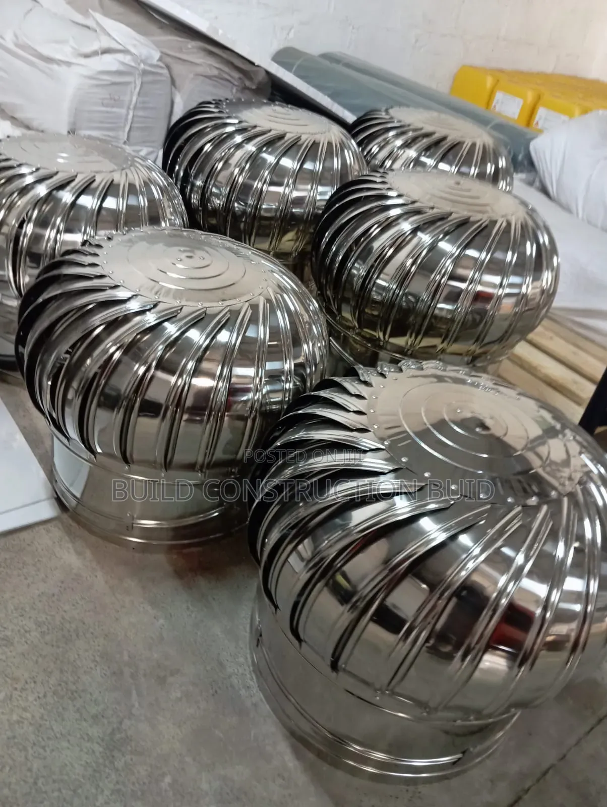 Passive Wind Driven Cyclones/Stainless Steel Cyclones.