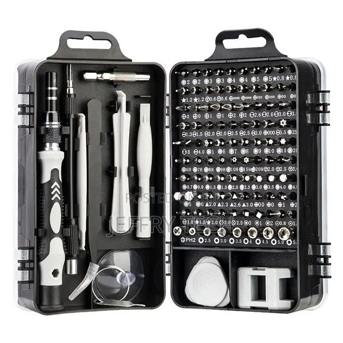 115-in-1 Magnetic Precision Screwdriver Kit for Repairing Computers, P
