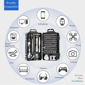115-in-1 Magnetic Precision Screwdriver Kit for Repairing Computers, P