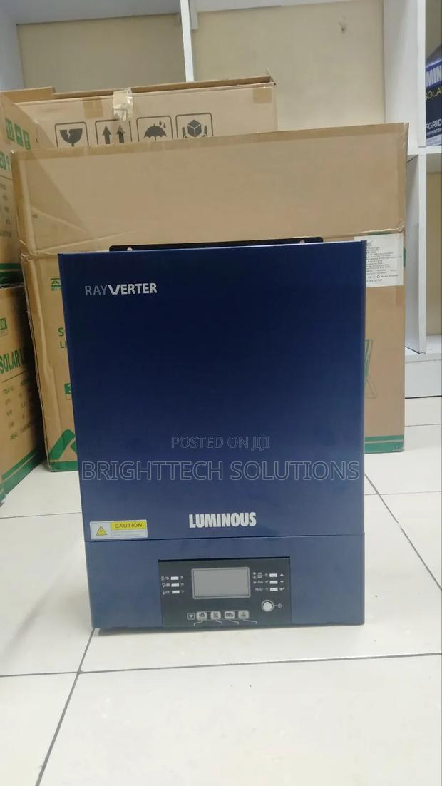 3kw Hybrid Solar Inverter Luminous Pure Sine Wave, Backup Power System - thumbnail 4