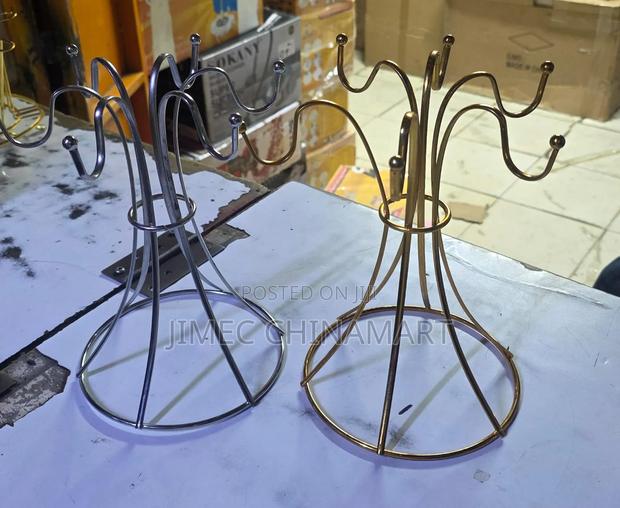 Round Cup Stainless Steel Stand - main view